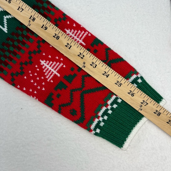 Ugly Christmas Sweater Mens MEDIUM 38-40 Holiday Time Gnome Party Tacky Novelty - Picture 7 of 11